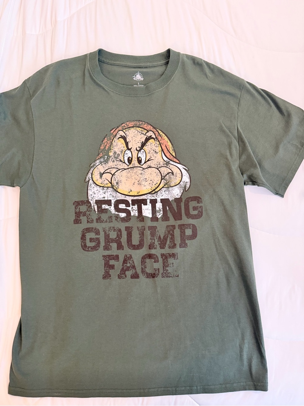 Disney 'Resting Grump Face' Short Sleeve Tee